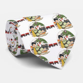 ヴィンテージクリスマスハッピーボーイ遊ズのおもちゃつき ネクタイ (ロール)