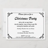 ヴィンテージクリスマスハッピーボーイ遊ズのおもちゃつき 招待状 (裏面)