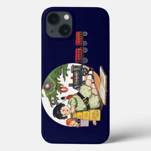 ヴィンテージクリスマスハッピーボーイ遊ズのおもちゃつき Case-Mate iPhoneケース