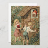 ヴィンテージクリスマスハンセルアンドグレテル シーズンカード (正面/裏面)