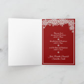 ヴィンテージクリスマスハークザヘラルドエンジェルス歌 シーズンカード (内部)