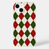 ヴィンテージクリスマスハーレクインプレイド |電話ケース Case-Mate iPhoneケース (裏面)