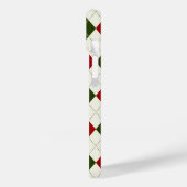 ヴィンテージクリスマスハーレクインプレイド |電話ケース Case-Mate iPhoneケース (裏面 / 左)