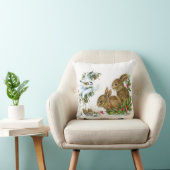 ヴィンテージクリスマスバニー クッション (椅子)