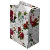 ヴィンテージクリスマスバラジョユーノールエフエメラ ミディアムペーパーバッグ (正面アングル)