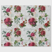ヴィンテージクリスマスバラジョユーノールエフエメラ ラッピングペーパー (フラット)