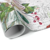 ヴィンテージクリスマスバラジョユーノールエフエメラ ラッピングペーパー (ロールコーナー)