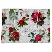 ヴィンテージクリスマスバラジョユーノールエフエメラ ラージペーパーバッグ (正面)