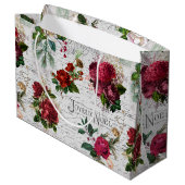 ヴィンテージクリスマスバラジョユーノールエフエメラ ラージペーパーバッグ (裏面アングル)