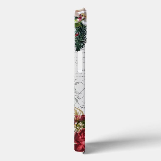 ヴィンテージクリスマスバラジョユーノールエフエメラ Case-Mate iPhoneケース (裏面 / 右)