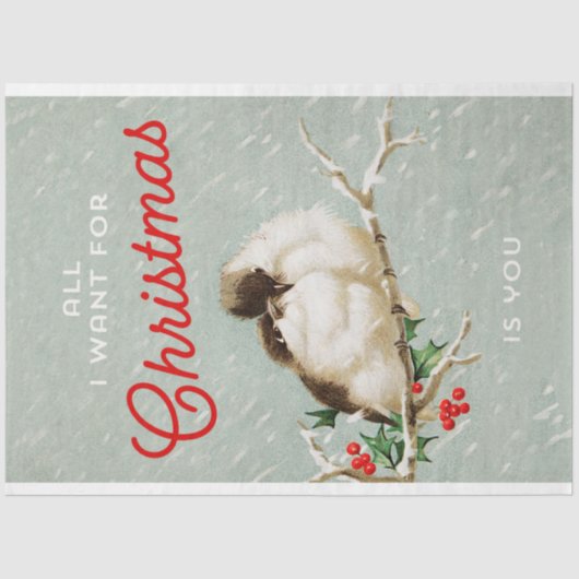 ヴィンテージクリスマスバーズオンブランチ 薄葉紙 (正面)
