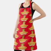 ヴィンテージクリスマスパイ エプロン (インサイチュ)
