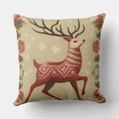 ヴィンテージクリスマスパステル装飾用クッション クッション (裏面)