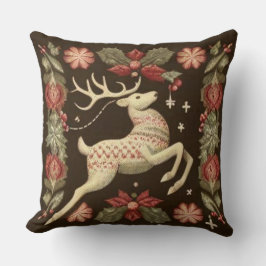 ヴィンテージクリスマスパステル装飾用クッション クッション