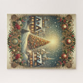 ヴィンテージクリスマスパズル ジグソーパズル (横)
