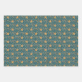 ヴィンテージクリスマスパターンホリーミストレトースター ラッピングペーパーシート (正面3)