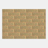 ヴィンテージクリスマスパターンホリーミストレトースター ラッピングペーパーシート (正面2)