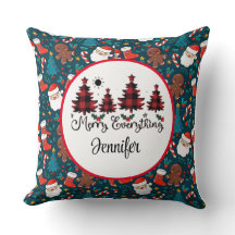 ヴィンテージクリスマスパターン、プレイドクリスマスツリー