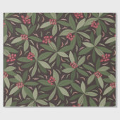 ヴィンテージクリスマスパターン ラッピングペーパー (フラット)