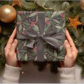 ヴィンテージクリスマスパターン ラッピングペーパー