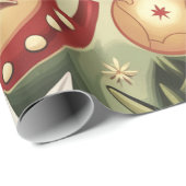 ヴィンテージクリスマスパターン ラッピングペーパー (ロールコーナー)