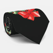 ヴィンテージクリスマスパターン,リースのメリークリスマス ネクタイ (ロール)