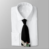 ヴィンテージクリスマスパターン、平和のためのホワイト鳩 ネクタイ (タイ)