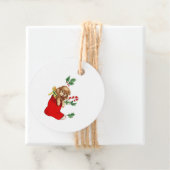 ヴィンテージクリスマスパピー フェイバータグ (インサイチュ)