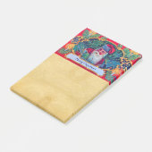 ヴィンテージクリスマスパーチメントサンタ ポストイット (アングル)