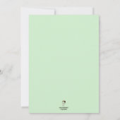 ヴィンテージクリスマスパーティーカスタマイズ可能招待状 招待状 (裏面)