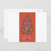 ヴィンテージクリスマスパートリッジ シーズンポストカード (正面/裏面)