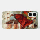 ヴィンテージクリスマスビクトリアンサンニコラスの屋根 Case-Mate iPhoneケース (裏面 (横))