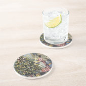 ヴィンテージクリスマスビクトリアンファミリーツのまわりにリー コースター (側面)