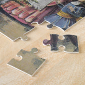 ヴィンテージクリスマスビクトリアンファミリーツのまわりにリー ジグソーパズル (側面)