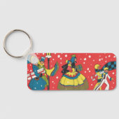 ヴィンテージクリスマスビクトリアン家族 キーホルダー (裏面)