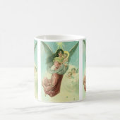 ヴィンテージクリスマスビクトリアン、エンジェルとベビーイエス コーヒーマグカップ (中央)