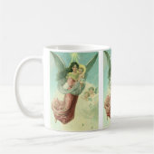 ヴィンテージクリスマスビクトリアン、エンジェルとベビーイエス コーヒーマグカップ (左)