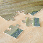 ヴィンテージクリスマスビクトリアン、エンジェルと音楽ハープ ジグソーパズル (側面)