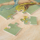 ヴィンテージクリスマスビクトリアン、天使とケルブ ジグソーパズル (側面)