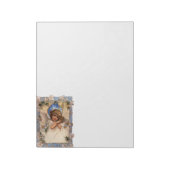 ヴィンテージクリスマスビクトリアン、天使と金ゴールドベル ノートパッド (回転)