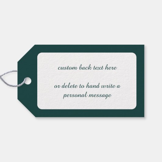 ヴィンテージクリスマスビクトリアン、天使と金ゴールド星 ギフトタグ (裏面横)