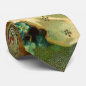 ヴィンテージクリスマスビクトリアン、天使と金ゴールド星 ネクタイ (ロール)