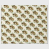 ヴィンテージクリスマスビクトリアン、天使の雲 ラッピングペーパー (フラット)