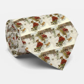 ヴィンテージクリスマスビクトリアン、子供用そり犬 ネクタイ (ロール)