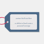 ヴィンテージクリスマスビクトリアン、帆船の天使 ギフトタグ (裏面横)