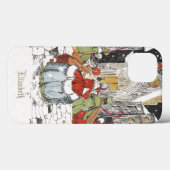 ヴィンテージクリスマスビクトリアン、教会の人々 Case-Mate iPhoneケース (裏面 (横))