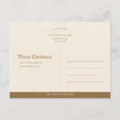 ヴィンテージクリスマスビューティフルアンティークバウブルCC1246 ポストカード (裏面)