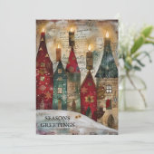 ヴィンテージクリスマスビレッジシーズンズグリーティング シーズンカード (スタンド正面)