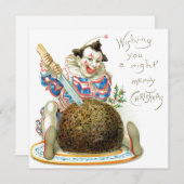 ヴィンテージクリスマスピエロ シーズンカード (正面/裏面)