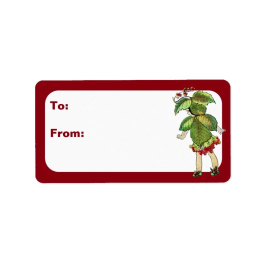 ヴィンテージクリスマスピクシー ラベル (正面)